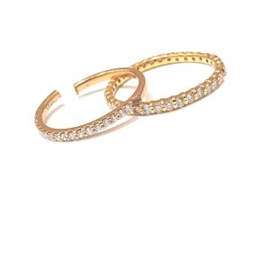 K18 メレダイヤ付き リング